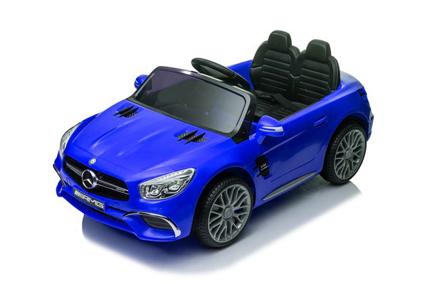 Battery Car Mercedes SL65 S Blue Lacquered LCD