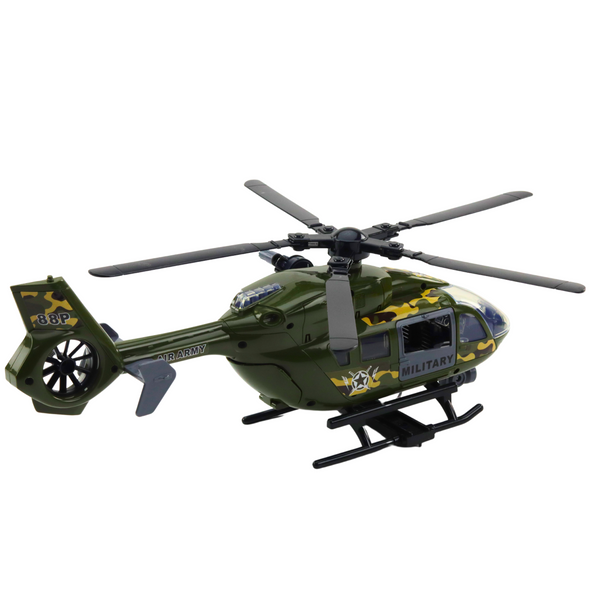 Military Helicopter Military Hook Stretcher Lights Sounds 1:12