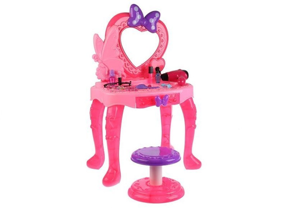 Beauty Set Dressing table for a girl with a mirror, sounds and lights