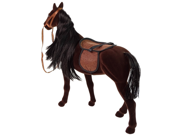 Braunes Pferd Figur Kämmen Zubehör