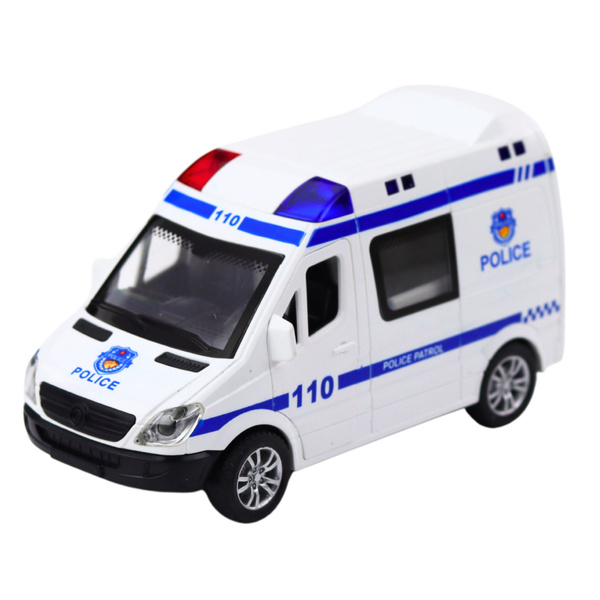 Police Car Ambulance Opening Doors Drive Lights Sounds Mix