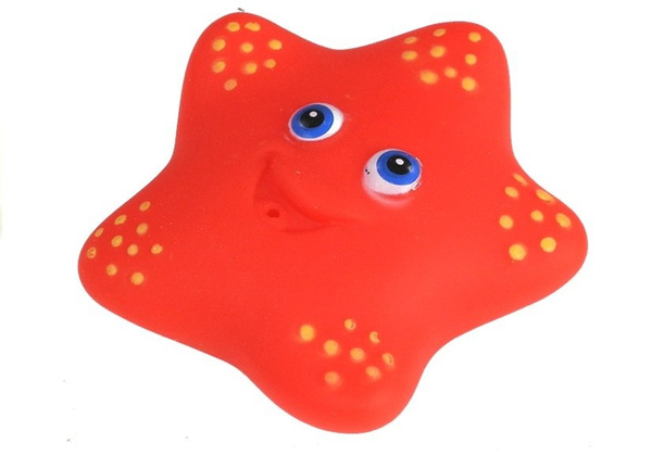 Meerestier-Set zum Baden, Gummi-Angelsieb, 12-tlg.