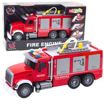 Fire Truck Water Lights Sounds Red 1:14