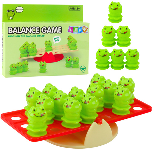 Educational Skill Game for Children Balancing Frogs