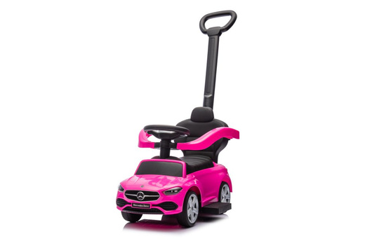 Ride-on with Pusher Mercedes 3in1 Pink
