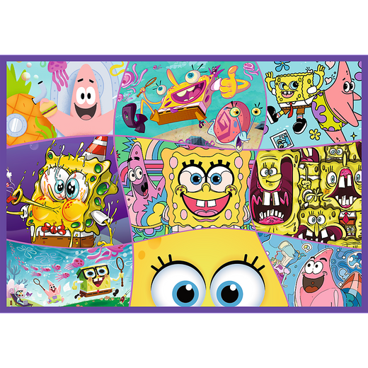 Puzzle - 4x250 - SpongeBob's Crazy World Trefl 13342