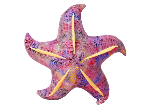 Maskottchen Plüsch Seestern Lila Kissen 20 cm