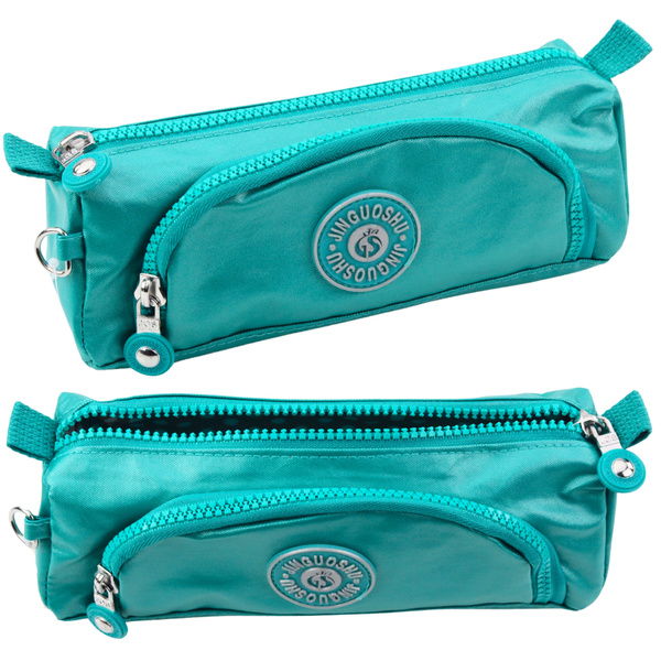 School Pencil Case Functional Two Pockets Pendant Mix