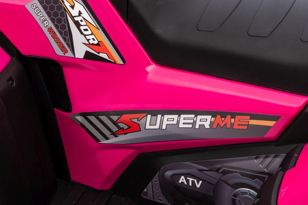 Elektrisches Ride-On-Quad JC915 rosa