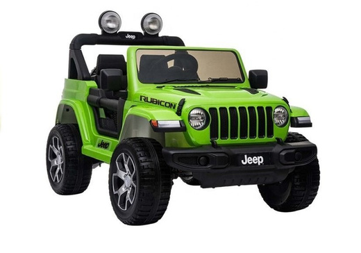 Elektro-Ride-On Jeep Rubicon 4x4 Grün