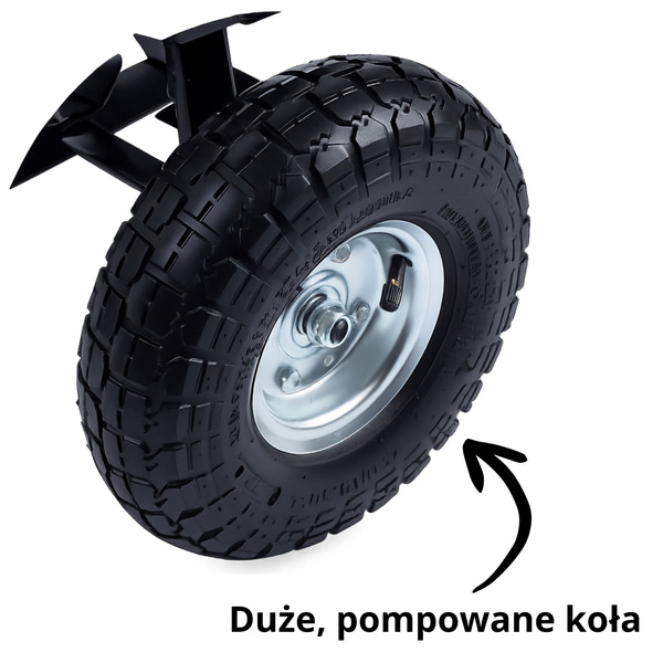 Gartentransportwagen mit abnehmbarer Kippmulde, grün, 120 kg