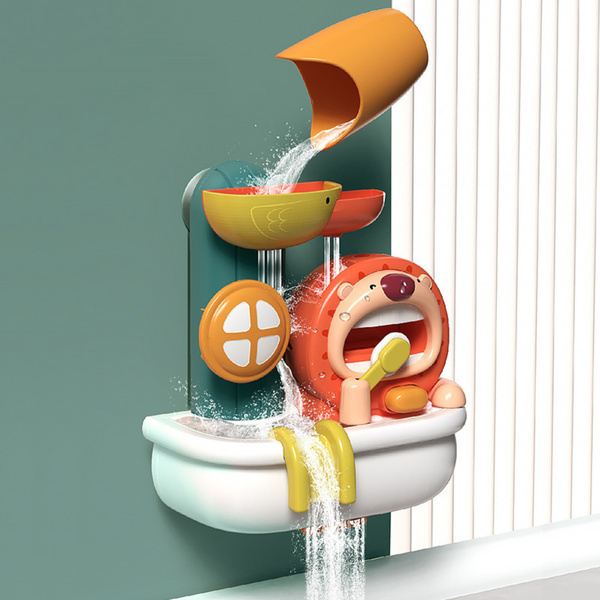 Badespielzeug Schaummaschine Löwe Ente