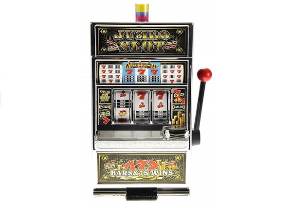 Big Slot Machine Casino With Sounds Money Bank