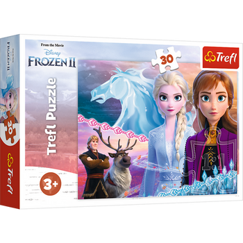 Puzzle - 30 - Odwaga sióstr - Disney Kraina Lodu II - Trefl 18253