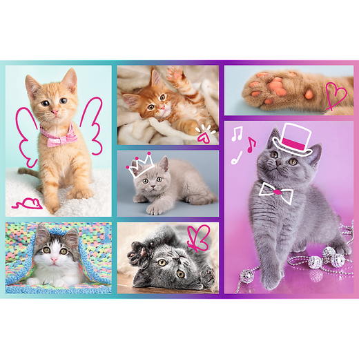 Puzzle - "60" - Sweet Kittens / Trefl 17373