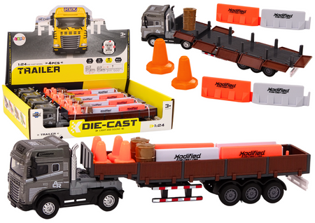 LKW mit Anhänger 1:24 TIR Auto LKW Zubehör Geräusche
