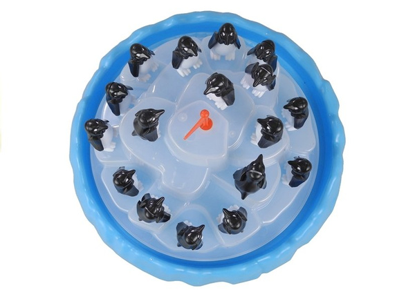 Family game Climbing Penguins on Ice