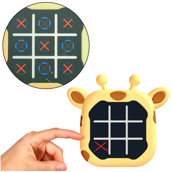 3in1 elektronisches Spiel Tic-Tac-Toe Memory Yellow Giraffe