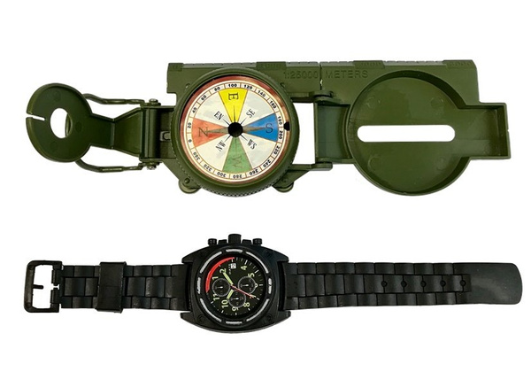 Military Play Set Rasselmaschine Pistole