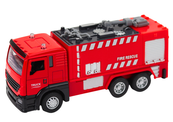 Feuerwehr-Walkie-Talkie-Lichter, Geräusche, Wasser