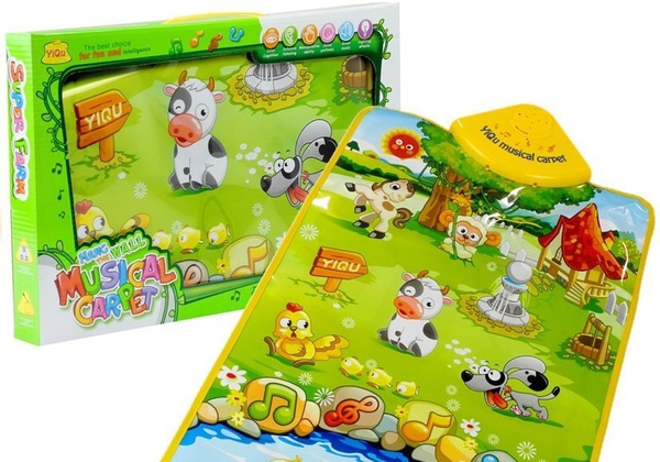Educational and Musical Animal Noises Farm Mat