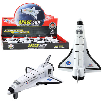 Spaceship Metal Pull-Back Drive White Markings