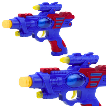 Space Gun Weapon Red Blue Lights Sounds
