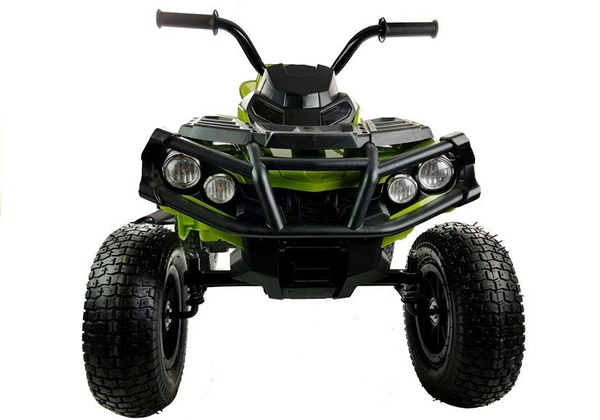 Quad BDM0906 Electric Ride On Vehicle Pumped Wheels - Green