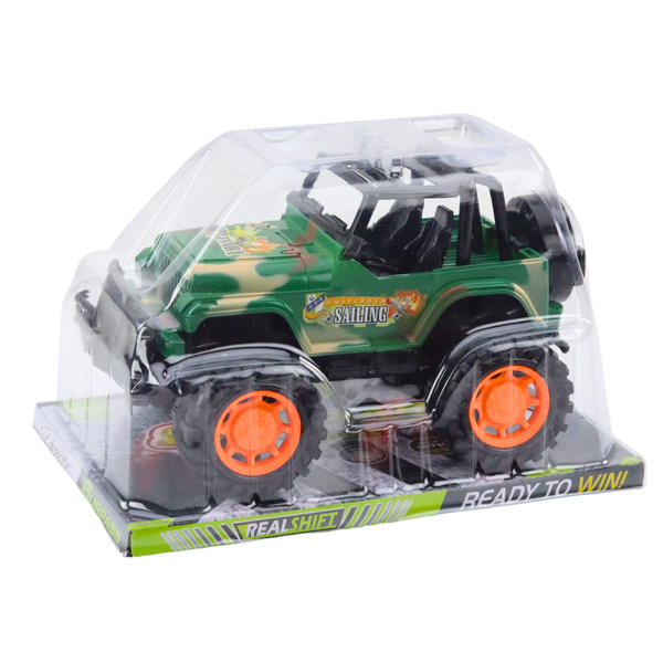 Large Military Off-Road Vehicle Green