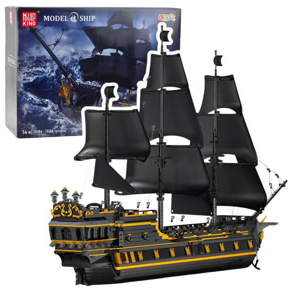 Black Pearl Piratenschiff-Bausteine, 5266 Teile.
