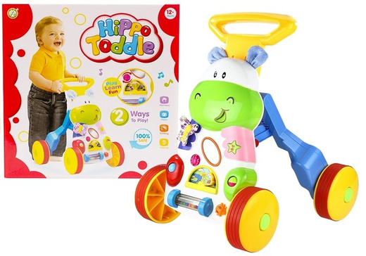Hippo Nilpferd Lauflernhilfe Laufwagen für Baby Kinder Sound- und Lichteffekte