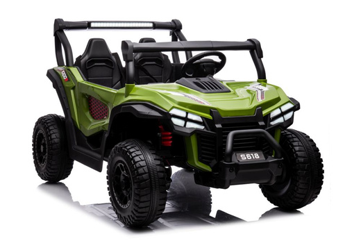 Battery Operated Car S618 Green 4x4