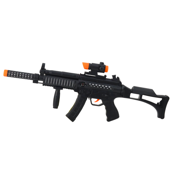 Karabin Maszynowy Zabawkowy Światła Dźwięki Czarny 62cm