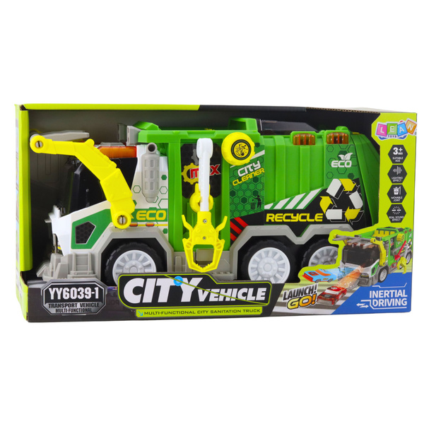 LKW Müllwagen Kommunalfahrzeug Lichter Geräusche