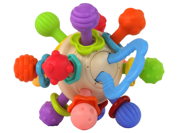 Sensory Toy Rattle Teether Ball For Babies