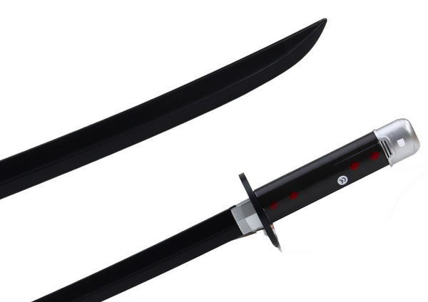 Battery Operated Samurai Nichirin Sword Comfortable Handle Black Sound