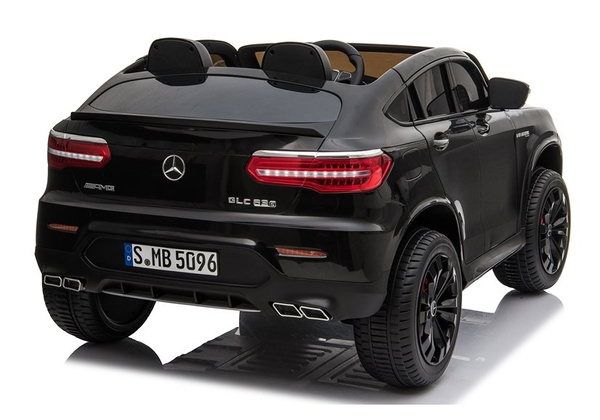 Kinderfahrzeug Mercedes GLC 63S Schwarz lackiert MP4
