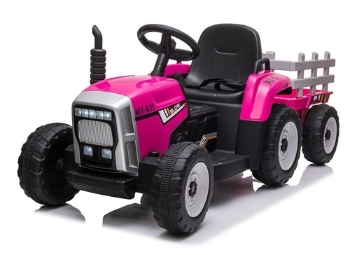 Traktor mit Anhänger XMX611 Rosa