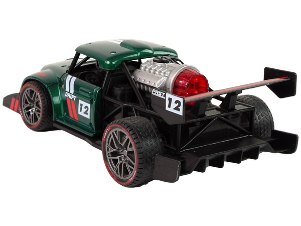 Remote Controlled Sports Car R/C 1:16 Green.