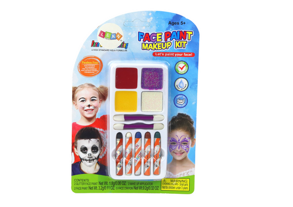 Face Painting Set Glitter Paints Crayons