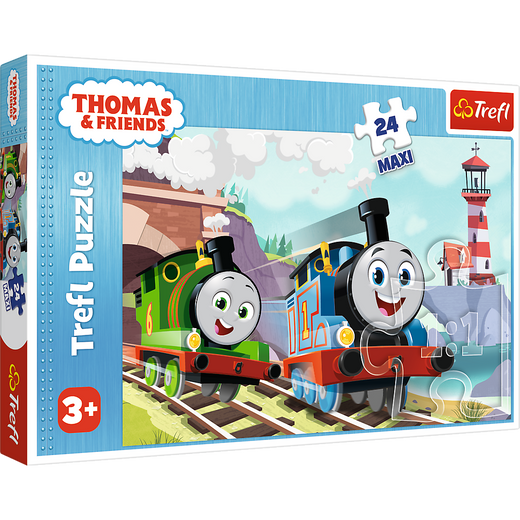 Puzzle - "24 Maxi" - Thomas and Percy on the tracks Trefl 14354