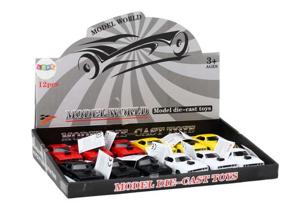 Driven Car 1:32 Lights Sounds White Red Black Yellow