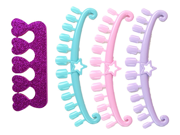 Make-up- und Nagelset im Koffer Pink