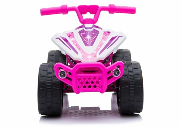 TR1805 Electric Ride-On Quad White-pink