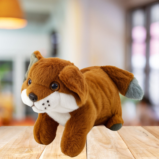 Plush Cuddly Toy Brown Fox 28cm