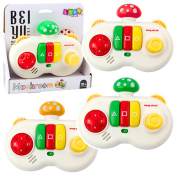Console Pad Interactive Sensory Mushroom For Kids Lights Sounds