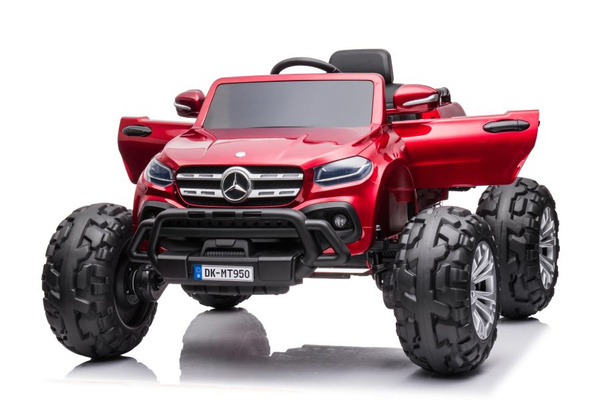 Battery Car Mercedes DK-MT950 4x4 Red Lacquered