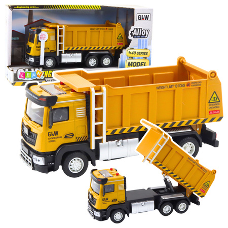 Construction Vehicle Yellow Tipper Truck