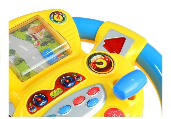Interactive Steering Wheel For Kiddie Sounds
