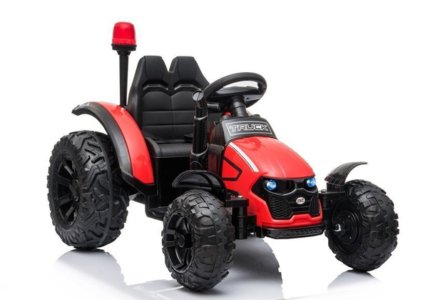 Electric Ride On Tractor HZB-200 with Trailer Red